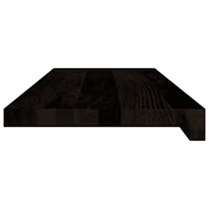 Nášlapy na schody 12 ks hnědo-černé 70x25x2 cm masivní dub - obrázek 6