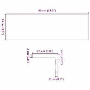 Nášlapy na schody 12 ks hnědo-černé 80x25x2 cm masivní dub - obrázek 11