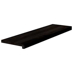 Nášlapy na schody 12 ks hnědo-černé 90x25x2 cm masivní dub - obrázek 3