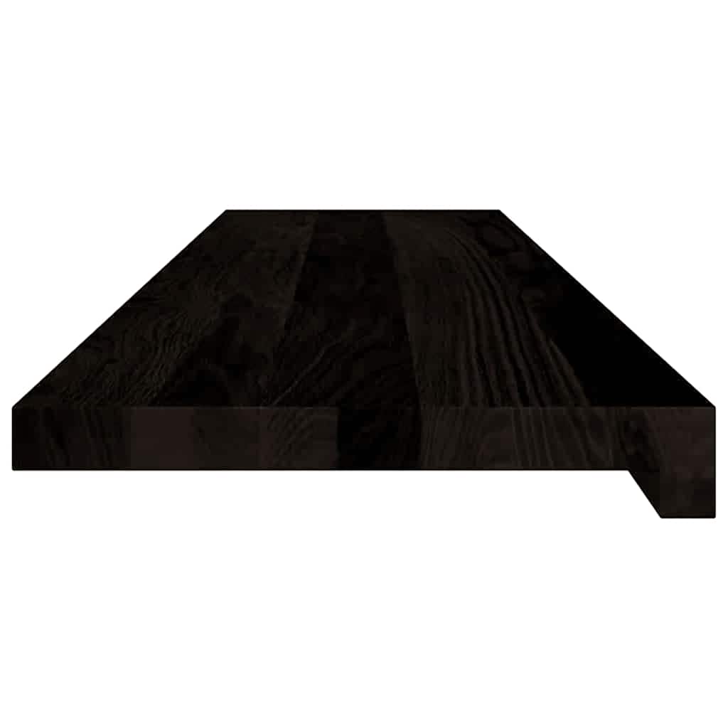 Marches descalier 20 pcs marron tendance foncé 100x25x2 cm chêne massif vidaXL