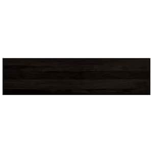 Nášlapy na schody 12 ks hnědo-černé 100x25x2 cm masivní dub - obrázek 4