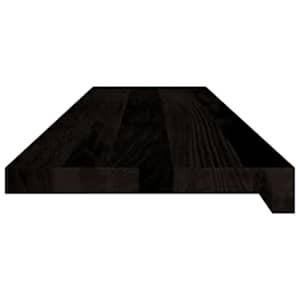 Nášlapy na schody 12 ks hnědo-černé 100x25x2 cm masivní dub - obrázek 6