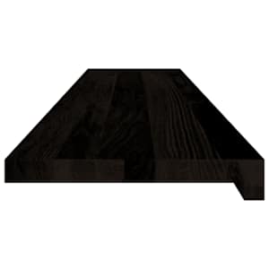 Nášlapy na schody 12 ks hnědo-černé 120x25x2 cm masivní dub - obrázek 6