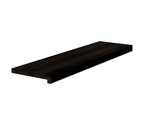 vidaXL Pelda&ntilde;os de escalera 12 uds madera maciza roble marr&oacute;n oscuro