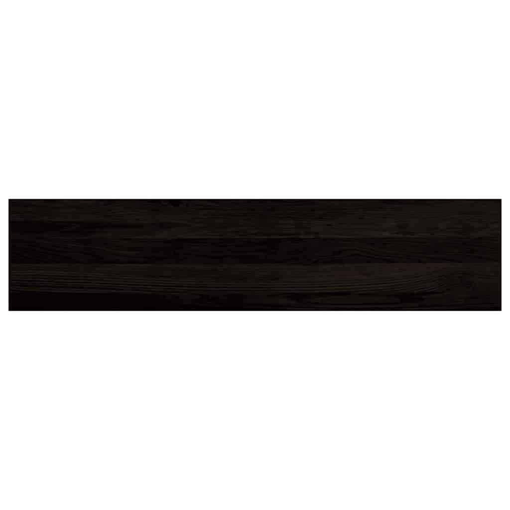 Marches d'escalier 8 pcs marron foncé 110x30x2 en ligne cm chêne massif vidaXL