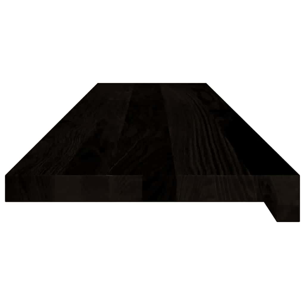 Marches d'escalier 8 pcs marron foncé 110x30x2 en ligne cm chêne massif vidaXL