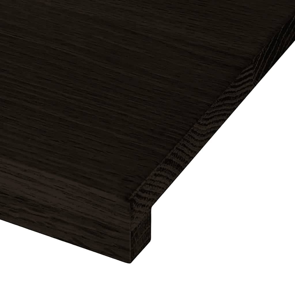 Marches vendre descalier 20 pcs marron foncé 100x25x2 cm chêne massif vidaXL