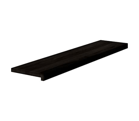 vidaXL Стълбищни стъпала, 16 бр, тъмнокафяви, 110x30x2 см, дъб масив