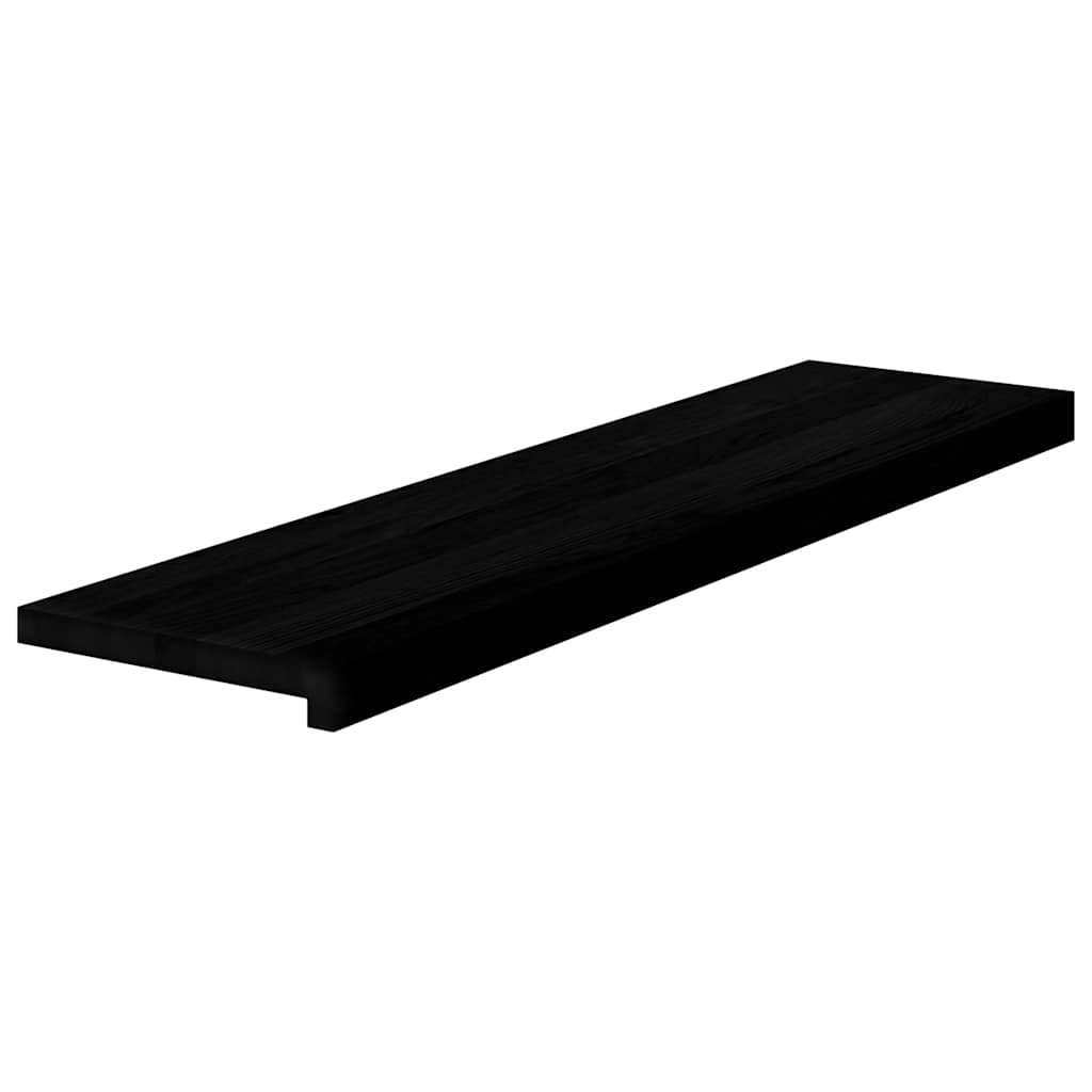vidaXL Traptreden 20 st 100x25x2 cm massief eikenhout donkerbruin afbeelding