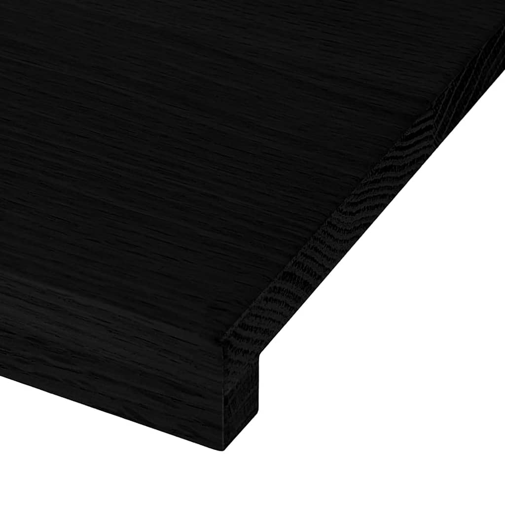 Marches descalier officiel 20 pcs marron foncé 100x25x2 cm chêne massif vidaXL