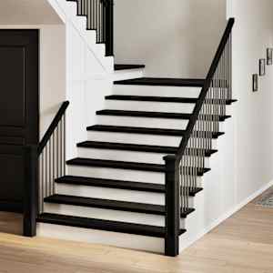 Podloge za stopnice 20 kosov rjave 120x30x2 cm trdna hrastovina