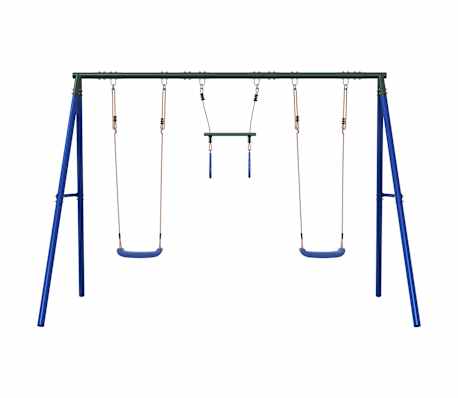 vidaXL Conjunto de baloi&ccedil;o para exterior com baloi&ccedil;os e trap&eacute;zio