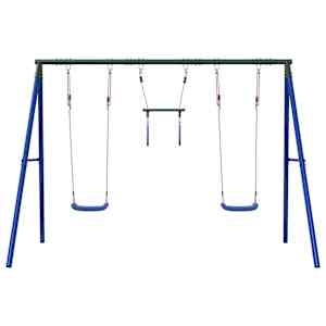 vidaXL Conjunto de baloi&ccedil;o para exterior com baloi&ccedil;os e trap&eacute;zio