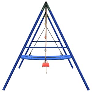 Zahradní houpací set s houpačkou, žebříkem a houpacím hnízdem - obrázek 4