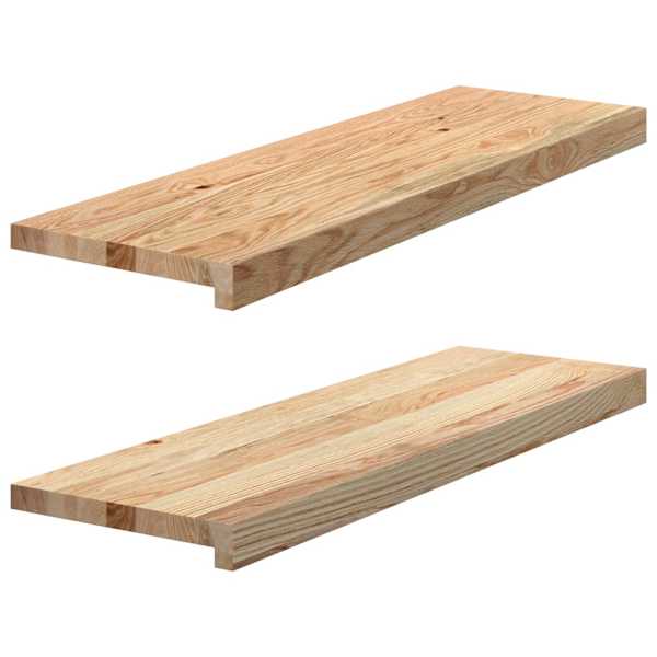 vidaXL trepiastmed 2 tk, 80x30x2 cm, t&ouml;&ouml;tlemata tammepuit