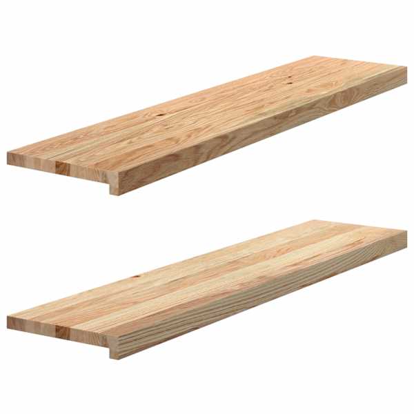 vidaXL trepiastmed 2 tk, 110x30x2 cm, t&ouml;&ouml;tlemata tammepuit