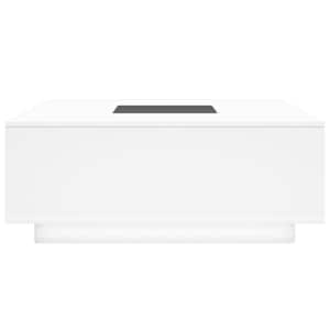 Konferenční stolek s Infinity LED bílý 100 x 100 x 40 cm - obrázek 7