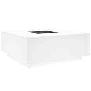 Konferenční stolek s Infinity LED bílý 100 x 100 x 40 cm - obrázek 8