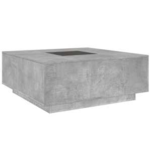 Konferenční stolek s Infinity LED betonově šedý 100x100x40 cm - obrázek 8