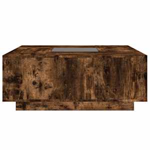 Konferenční stolek s Infinity LED kouřový dub 100 x 100 x 40 cm - obrázek 7