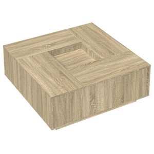 Konferenční stolek dub sonoma 100x100x40 cm kompozitní dřevo - obrázek 4