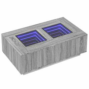 Konferenční stolek s Infinity LED šedý sonoma 116 x 69 x 40 cm - obrázek 3