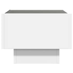 Noční stolek s Infinity LED bílý 40 x 40 x 30 cm - obrázek 6