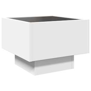 Noční stolek s Infinity LED bílý 40 x 40 x 30 cm - obrázek 8