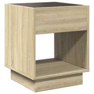 Noční stolek s Infinity LED dub sonoma 40 x 40 x 50 cm - obrázek 8