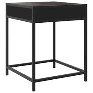 Noční stolek s Infinity LED černý 40 x 40 x 51 cm - obrázek 8