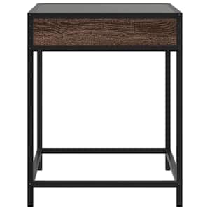 Noční stolek s Infinity LED hnědý dub 40 x 40 x 51 cm - obrázek 6