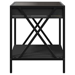 Noční stolek s Infinity LED černý 40 x 40 x 49 cm - obrázek 7