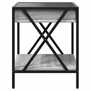 Noční stolek s Infinity LED šedý sonoma 40 x 40 x 49 cm - obrázek 7