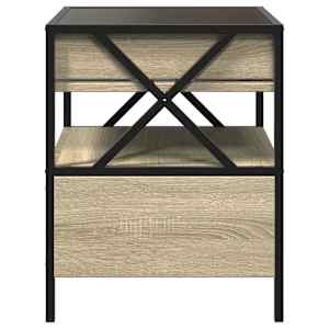Noční stolek s Infinity LED dub sonoma 40 x 40 x 51 cm - obrázek 7