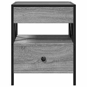 Noční stolek s Infinity LED šedý sonoma 40 x 40 x 51 cm - obrázek 6