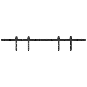 vidaXL l&uuml;kandkapi uksekomplekt 122 cm s&uuml;sinikterasest