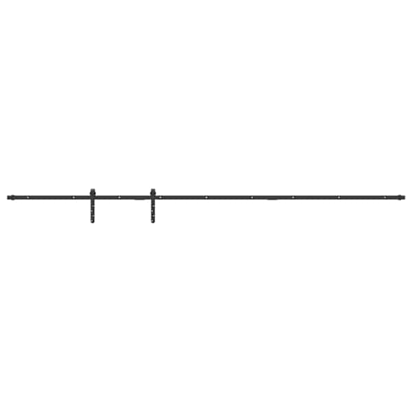 vidaXL l&uuml;kandkapi uksekomplekt 244 cm s&uuml;sinikterasest