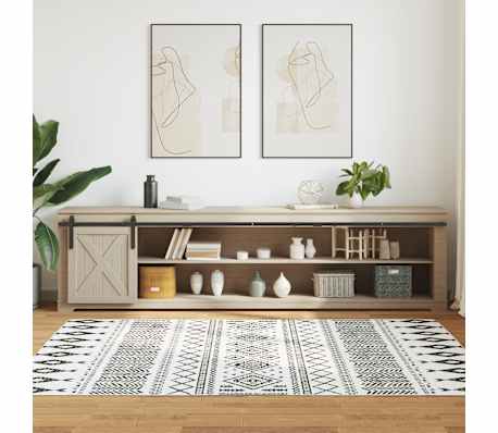 vidaXL Sliding Cabinet Door Kit 244 cm Carbon Steel