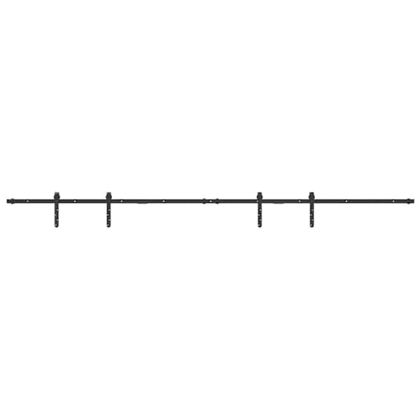 vidaXL l&uuml;kandkapi uksekomplekt 244 cm s&uuml;sinikterasest