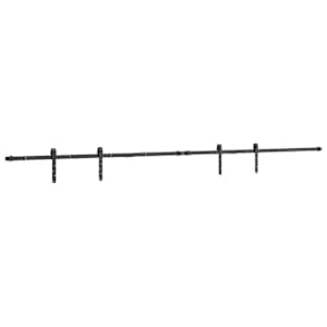 Kování pro posuvné dveře skříně 244 cm uhlíková ocel - obrázek 5