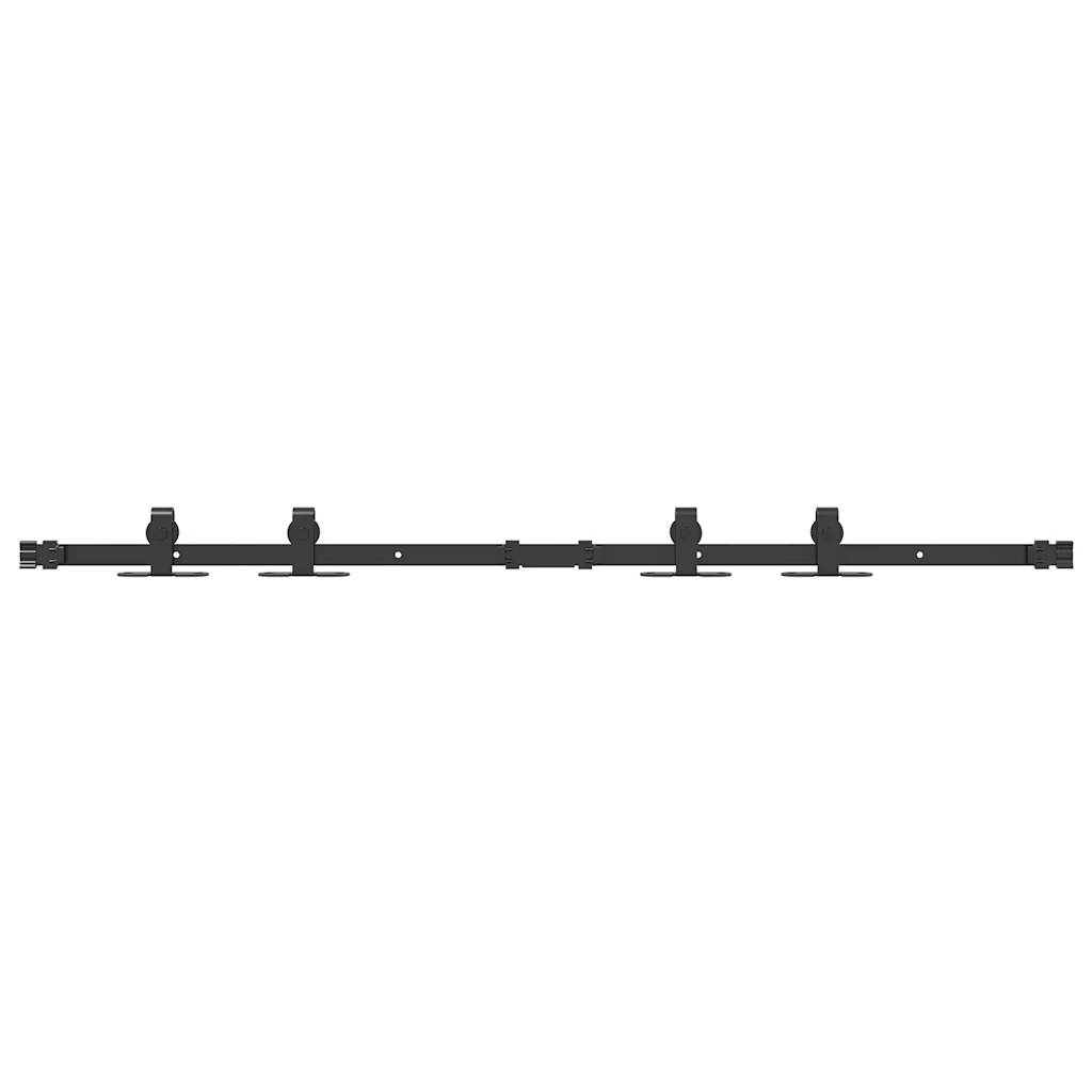 vidaXL Kování pro posuvné dveře skříně 122 cm uhlíková ocel