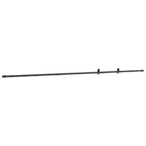 Kování pro posuvné dveře skříně 244 cm uhlíková ocel - obrázek 7
