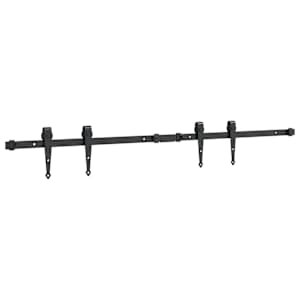 Kování pro posuvné dveře skříně 122 cm uhlíková ocel - obrázek 5