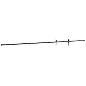 Kování pro posuvné dveře skříně 244 cm uhlíková ocel - obrázek 7