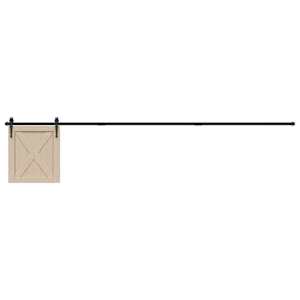 Kování pro posuvné dveře skříně 244 cm uhlíková ocel