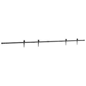 Kování pro posuvné dveře skříně 244 cm uhlíková ocel - obrázek 7