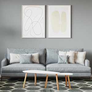 Barva za stene Siva 2,5 L Tisk na steno