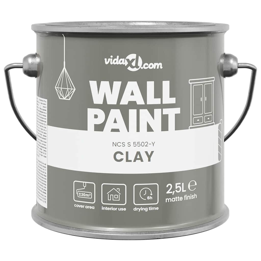  vidaXL Falfesték Anyag 16.5 x 16.5 x 15.9 cm akciós termékkép 1