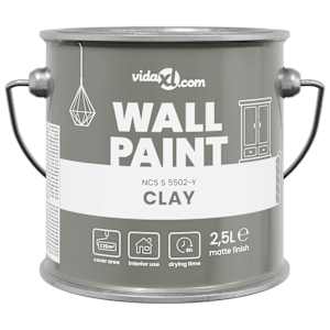 vidaXL Seinav&auml;rv Hall 2,5 L Seinaprindid