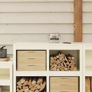 Barva za les Bela 16,5 x 16,5 x 16 cm Tisk na steno